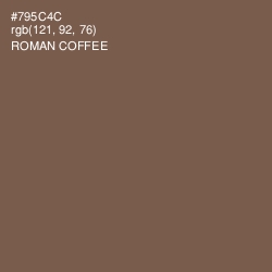 #795C4C - Roman Coffee Color Image